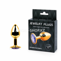 Golden Plug Small (втулка анальная) цвет кристалла светло-филетовый, L 72 мм, D 28 мм, вес 50 г арт.