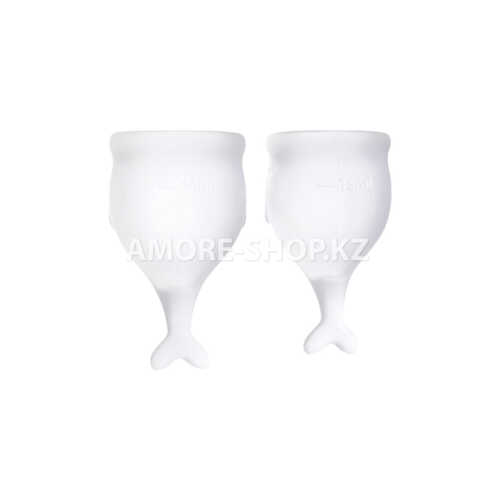 Набор менструальных чаш Satisfyer Feel secure Menstrual Cup (белый) 2