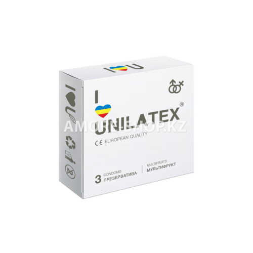 Презервативы Unilatex Multifruits/ароматизированные, 3 шт 1